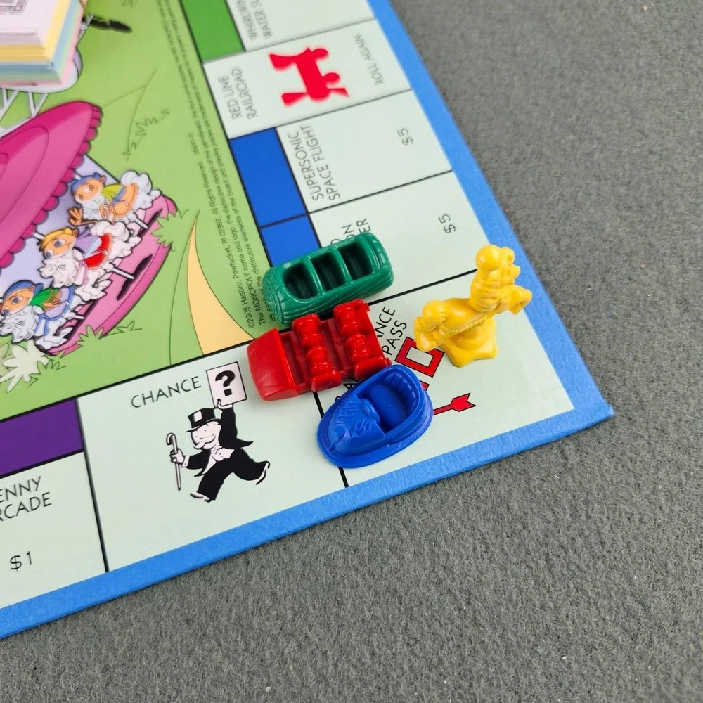 Monopoly Junior COMPLETE Parker Brothers 2005 Kids Childrens‎ Ticket Booth